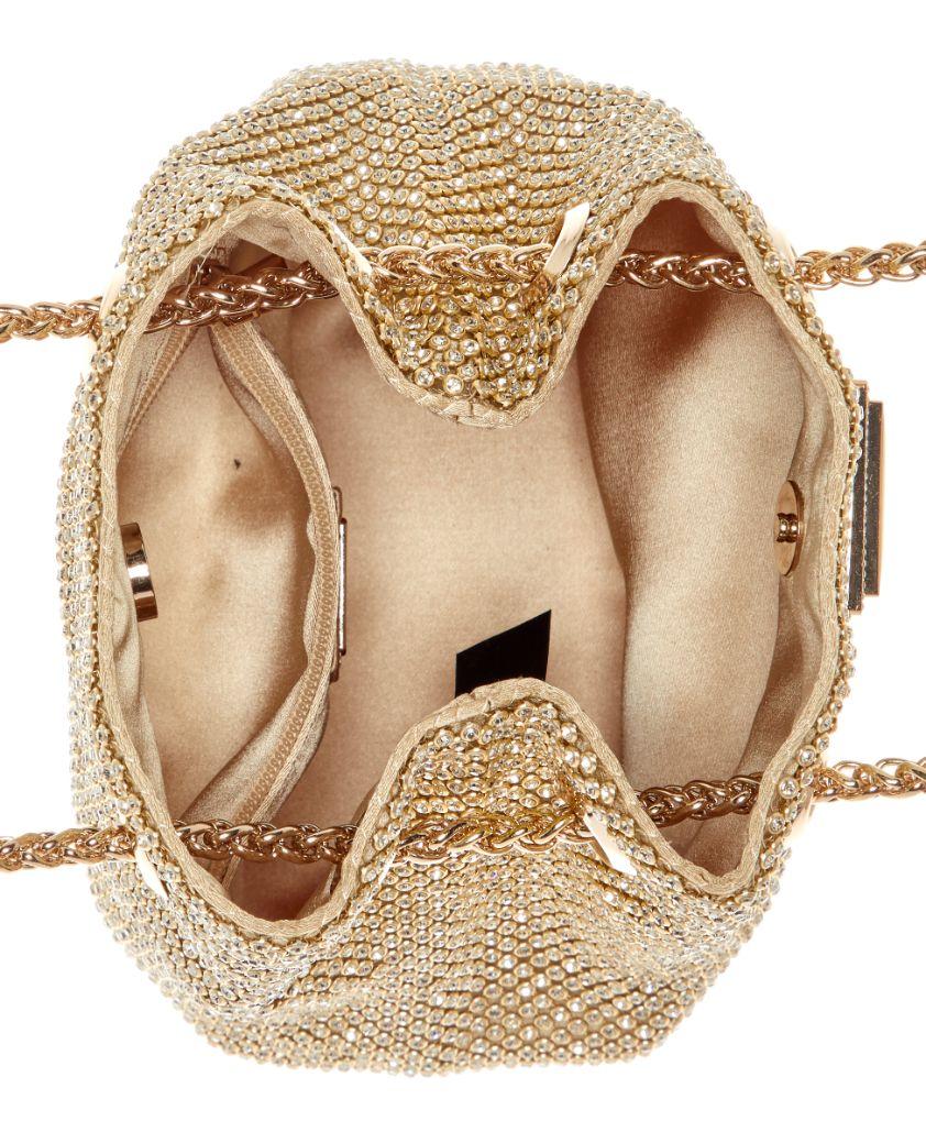 Cartera Guess Mujer Zalina Pouch Dorado-3