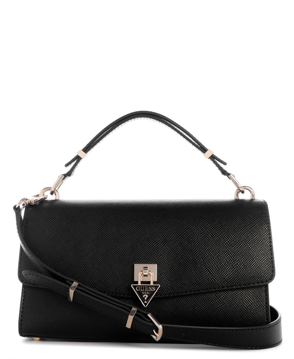 Cartera Patsie Handle Flap Negro-0