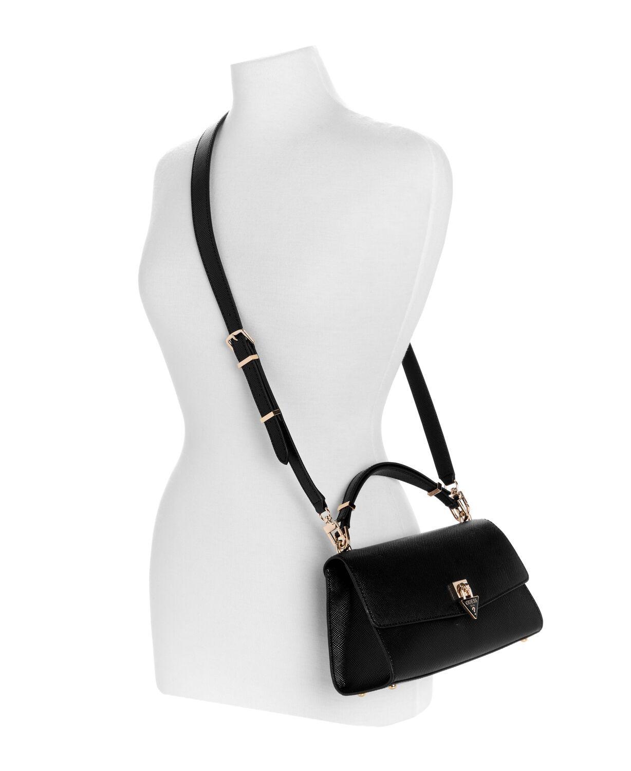 Cartera Patsie Handle Flap Negro-4