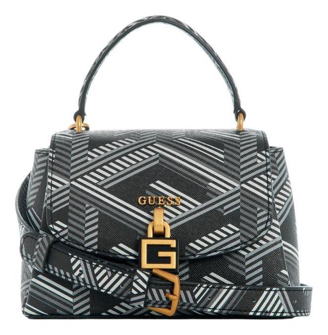 Mini Cartera Guess Mujer Montreal Mini Crossbody Flap Negro-0