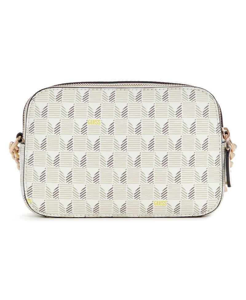 Cartera Grande GUESS G Wave - Con Cremallera, Correa De Muñeca, Múltiples Compartimentos