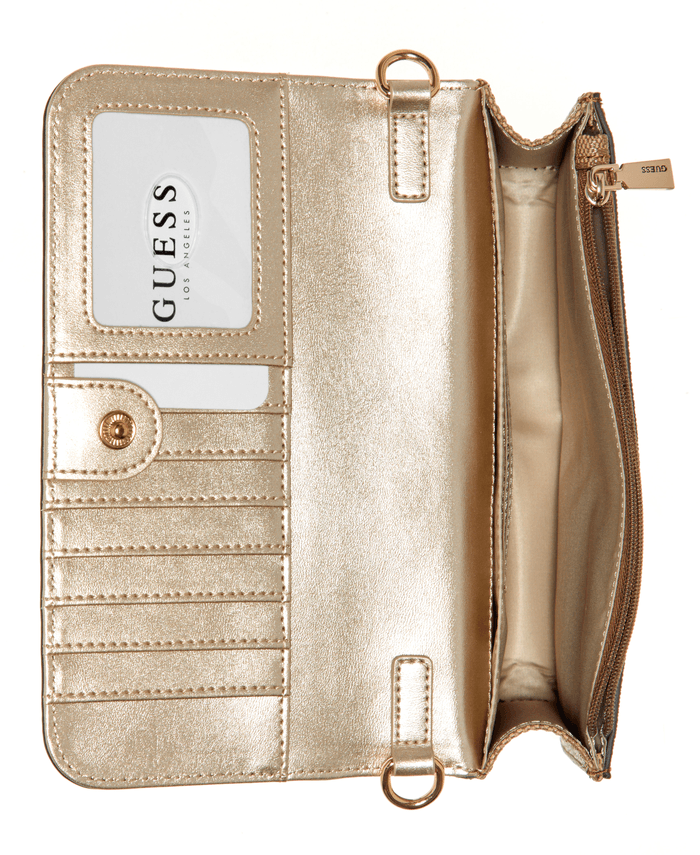 Cartera Guess Mujer Noelle Xbody Flap Organizr Café.-3