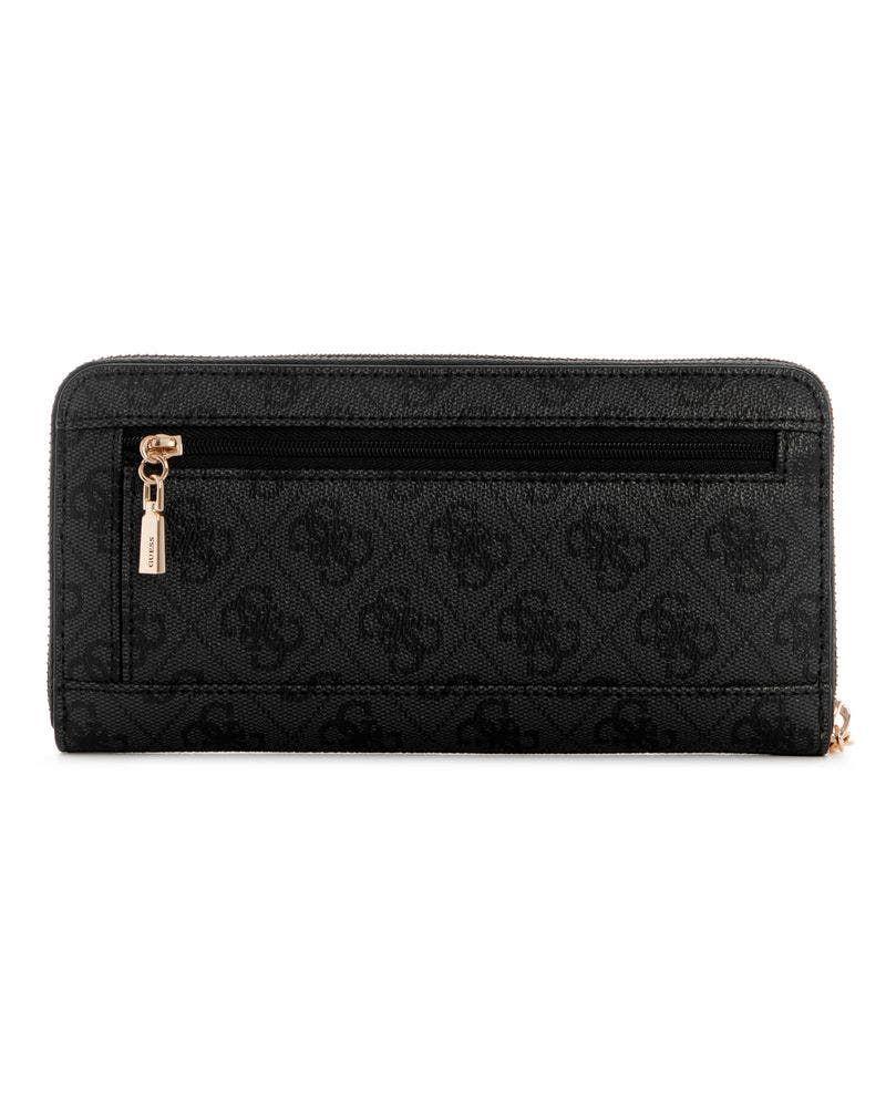 Billetera Guess Mujer Laurel Slg Large Zip Around Gris.-1