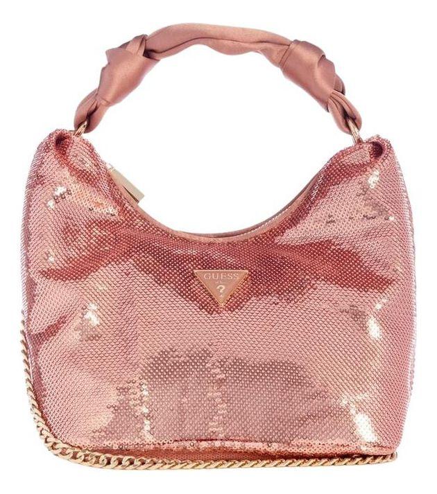 Cartera Guess Mujer Velina Hobo Rosado-0