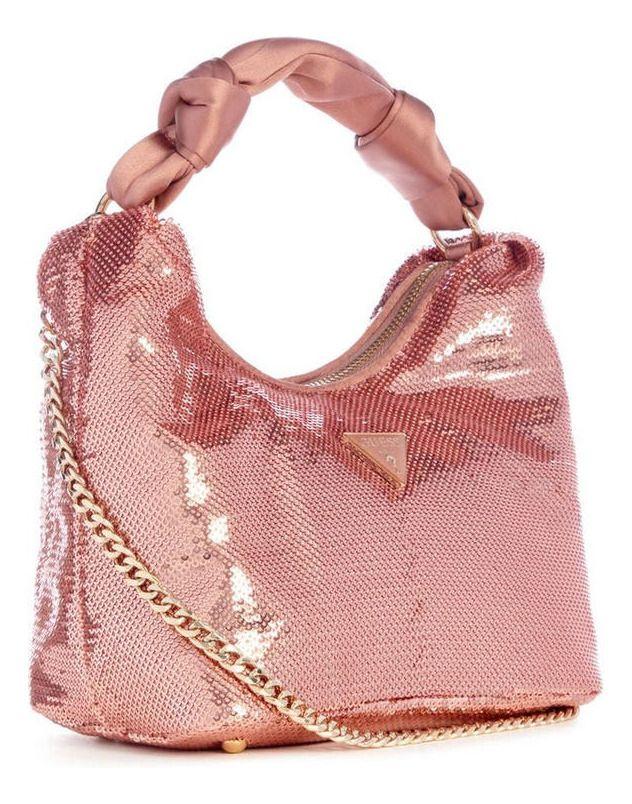 Cartera Guess Mujer Velina Hobo Rosado-1