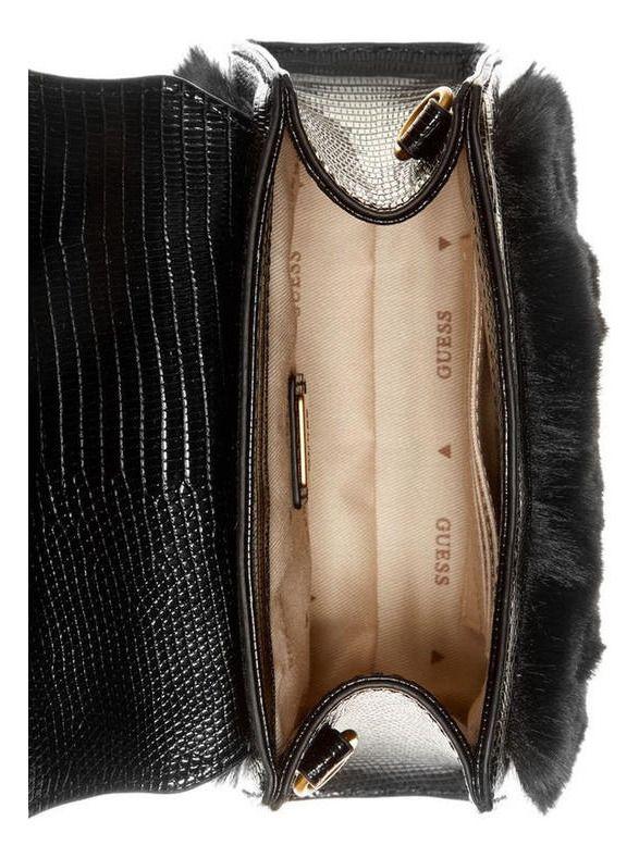 Mini Cartera Guess Mujer Bergen Micro Mini Negro-3