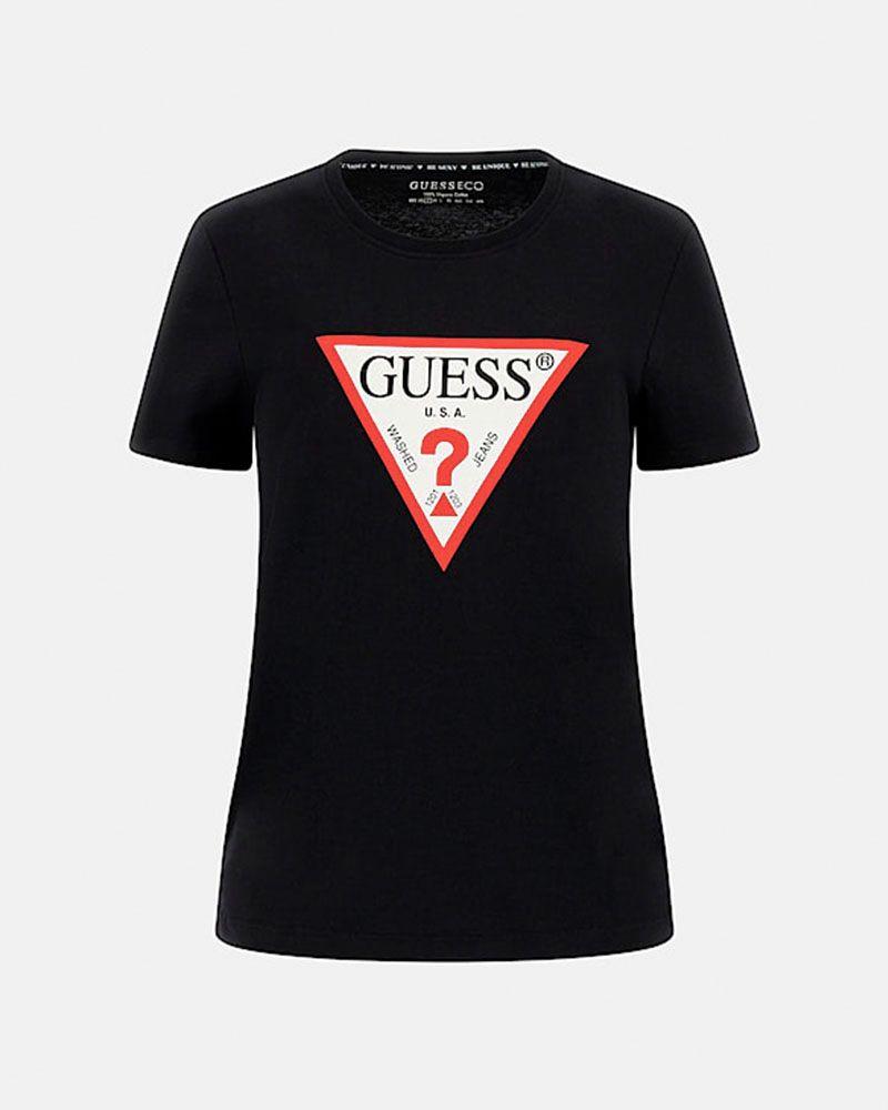 Polera Guess Mujer Ss Cn Original Tee Negro-4