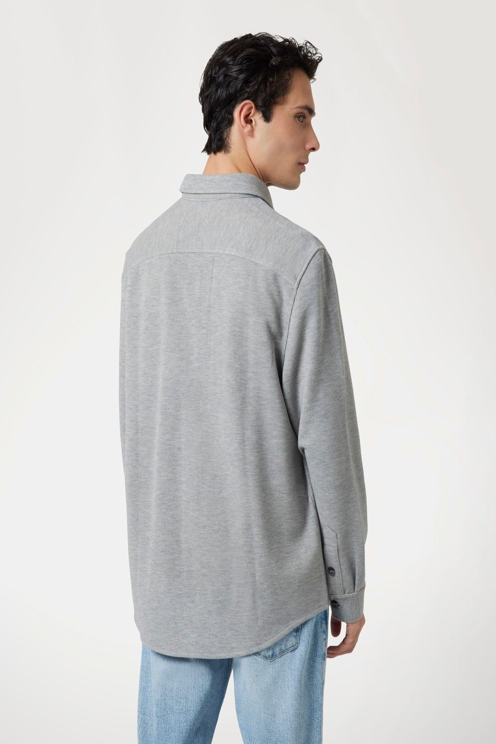 Camisa Guess Hombre Ls Collins Luxury Shirt Gris-2