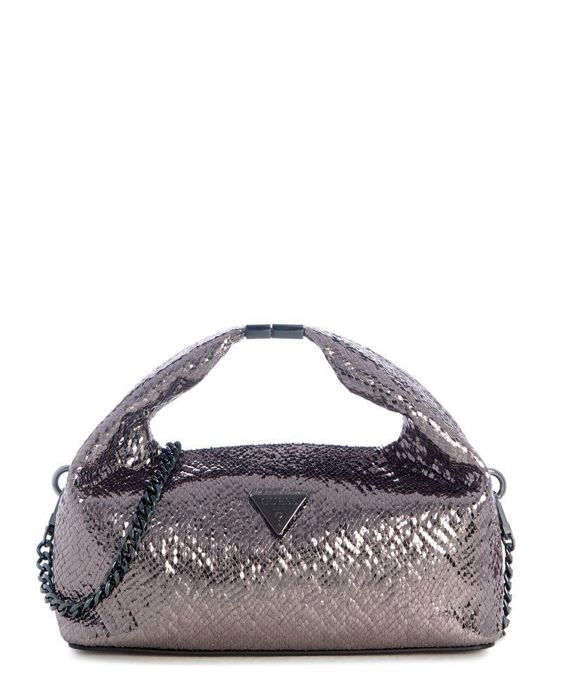 Cartera Jewels Top Handle Pouch Plateado-0