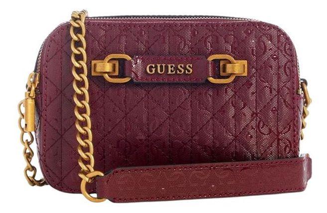 Cartera Guess Mujer Aveta Camera Bag Rojo-0