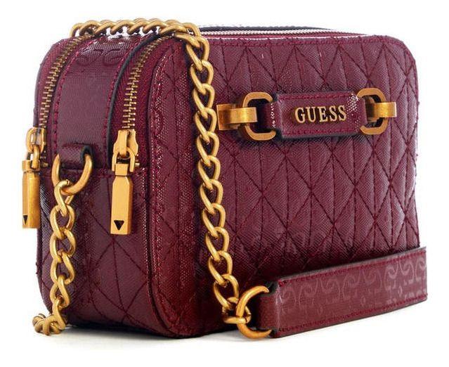 Cartera Guess Mujer Aveta Camera Bag Rojo-1