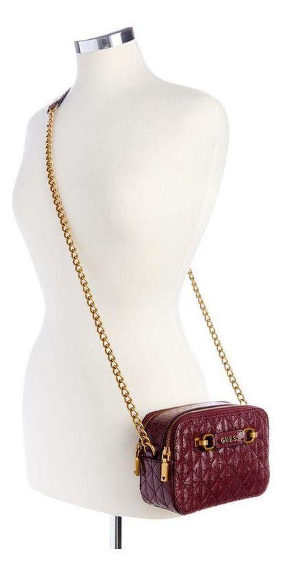 Cartera Guess Mujer Aveta Camera Bag Rojo-4