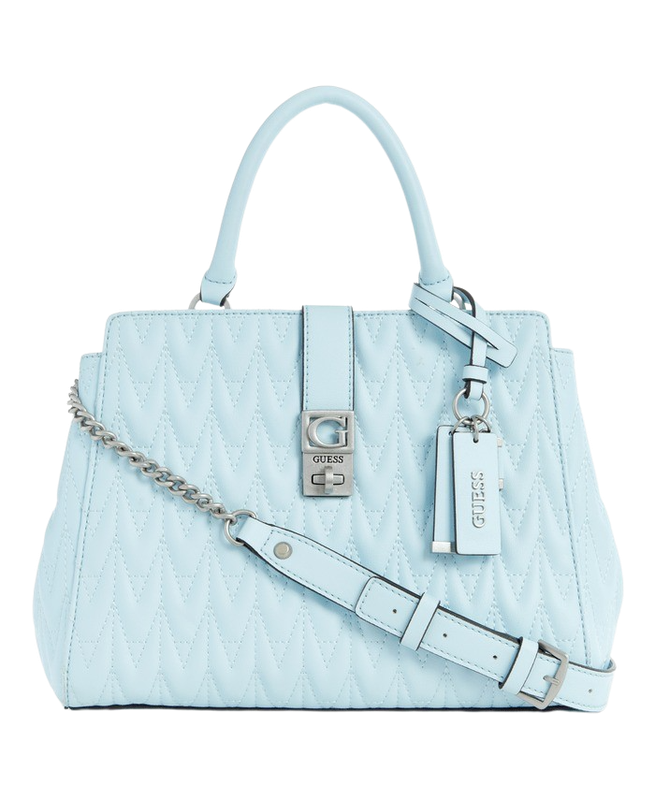 Cartera Guess Mujer Regilla Girlfriend Satchel Celeste-0