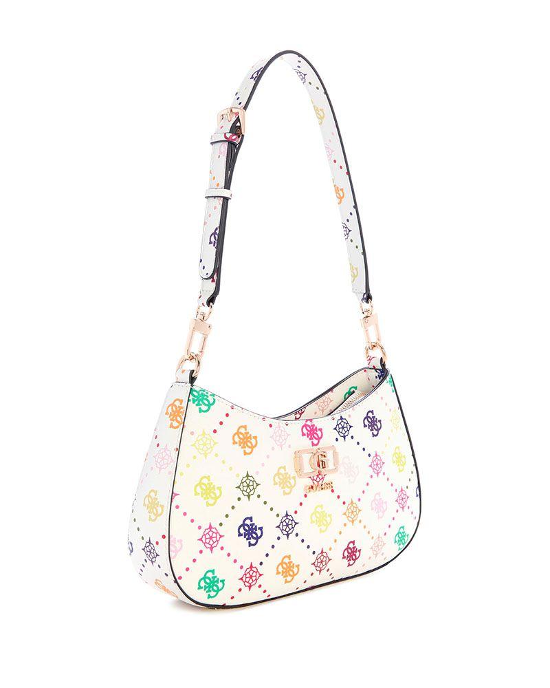 Cartera Emelie Logo Top Zip Shldr Bag Blanco-2