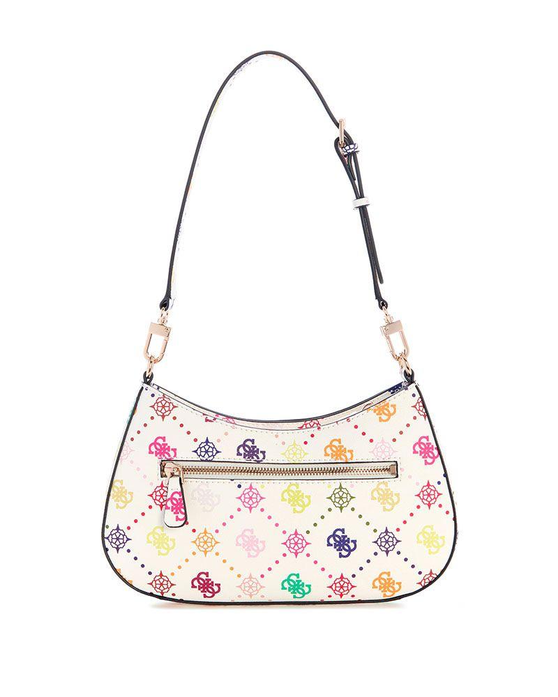 Cartera Emelie Logo Top Zip Shldr Bag Blanco-3