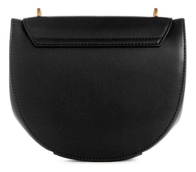 Mini Cartera Guess Mujer Fleet Mini Saddle Crossbody Negro-2