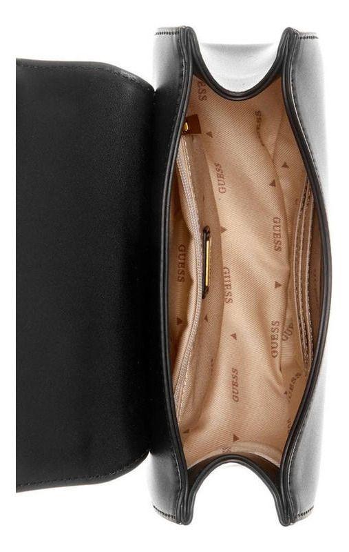 Mini Cartera Guess Mujer Fleet Mini Saddle Crossbody Negro-3