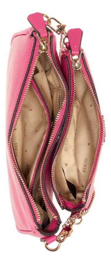Cartera Guess Mujer Noelle Dbl Pouch Crossbody Rosado-3