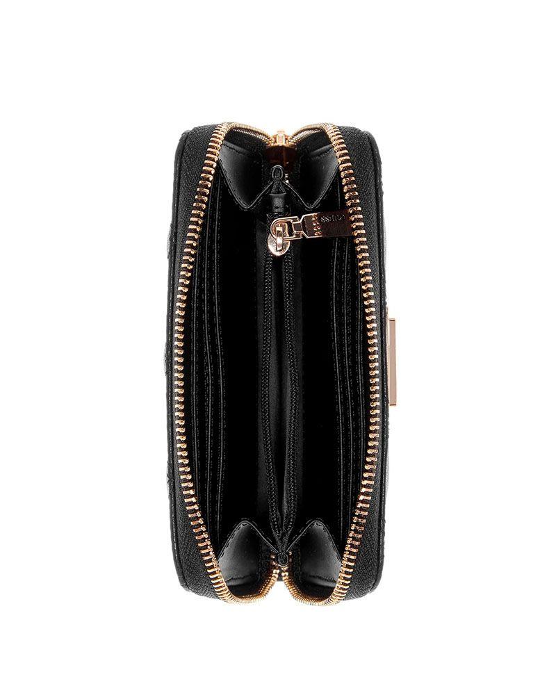 Billetera Guess Laurel Slg Medium Zip Around Negro.        -2
