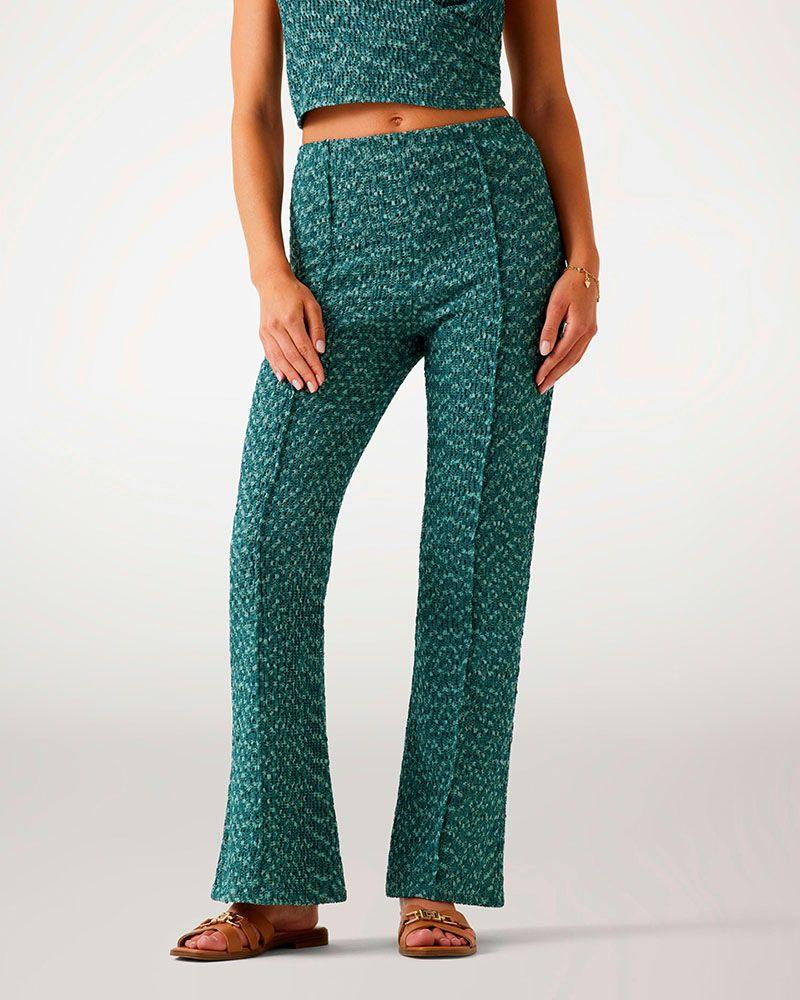 Pantalon Guess Mujer Naleny Pleated Pant Verde-0