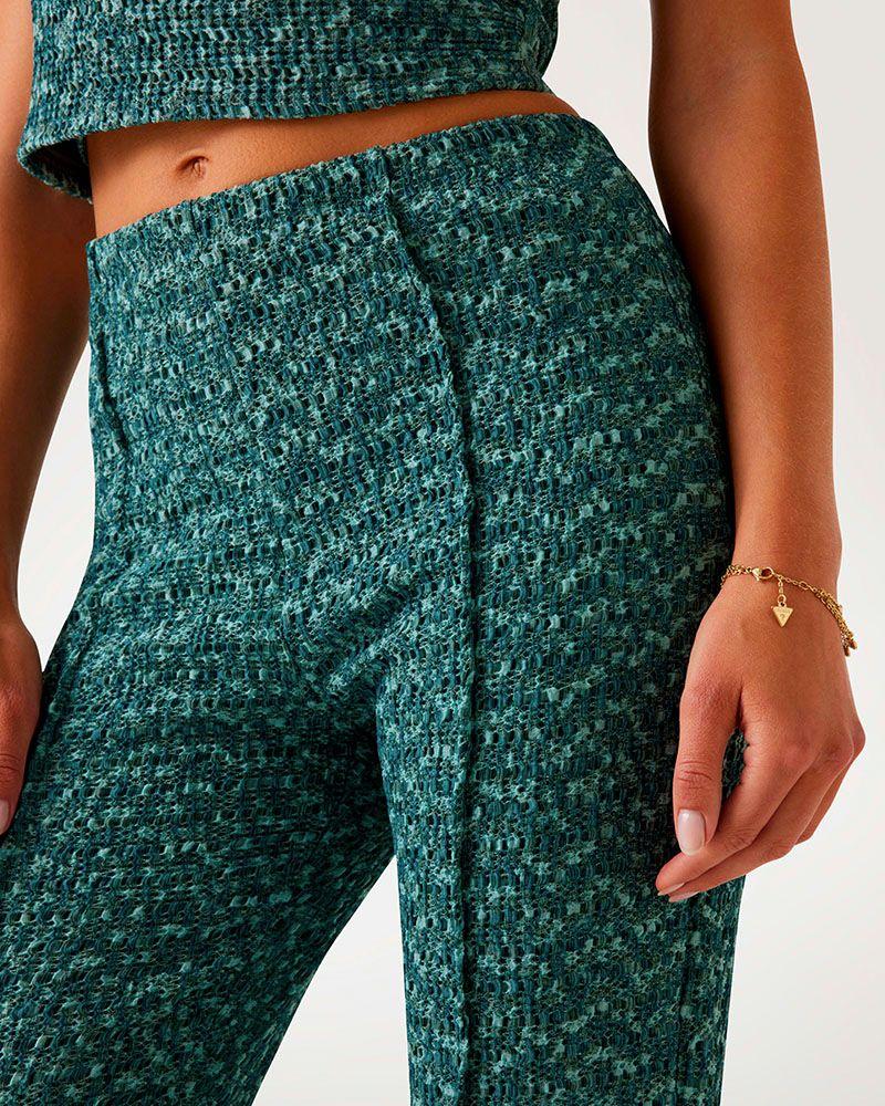 Pantalon Guess Mujer Naleny Pleated Pant Verde-4