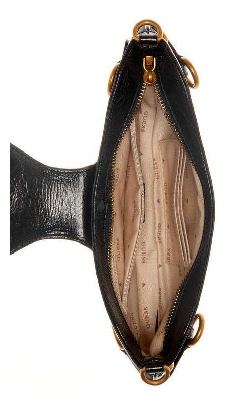 Cartera Guess Mujer Gloss Vintage Tp Zp Shouldr Bg Negro-3