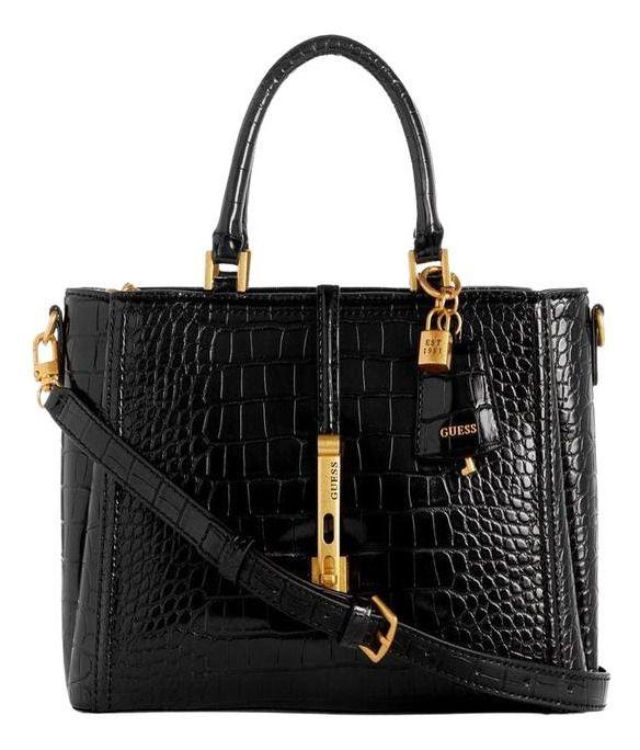 Cartera Guess Mujer James Girlfriend Satchel Negro-0