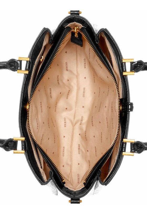 Cartera Guess Mujer James Girlfriend Satchel Negro-3