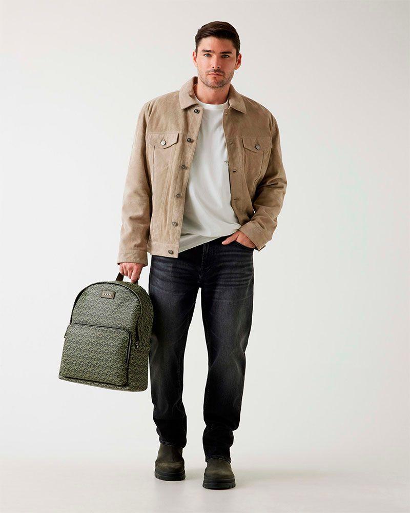 Polera Ss Bsc Great Outdoors Tee Blanco Hombre-3