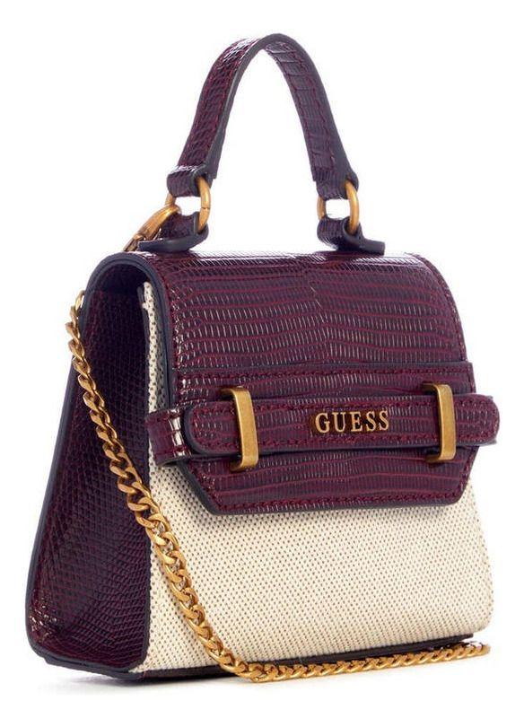 Mini Cartera Guess Mujer Sestri Micro Mini Negro.-1