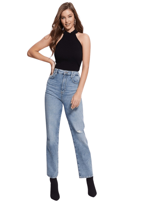 Jeans Guess Mujer Melrose Celeste-0