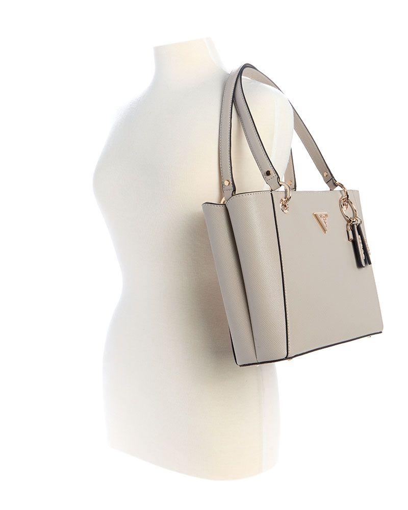 Cartera Guess Mujer Noelle Ii Small Tote Gris-4