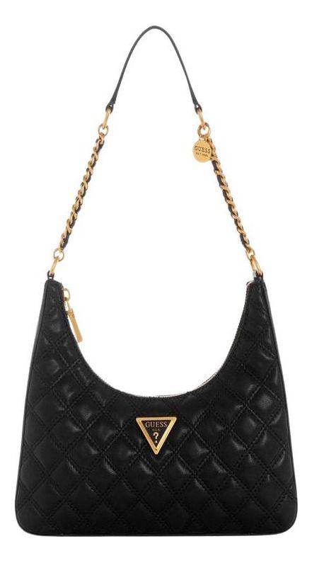 Cartera Guess Mujer Giully Top Zip Shoulder Bag Negro-0