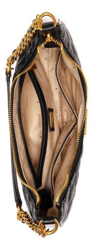 Cartera Guess Mujer Giully Top Zip Shoulder Bag Negro-3