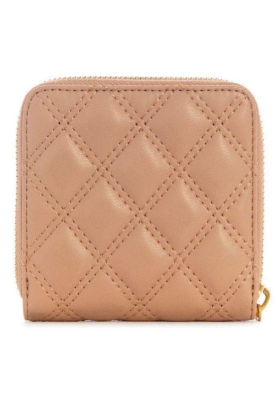 Billetera Guess Mujer Giully Slg Small Zip Around Beige-1