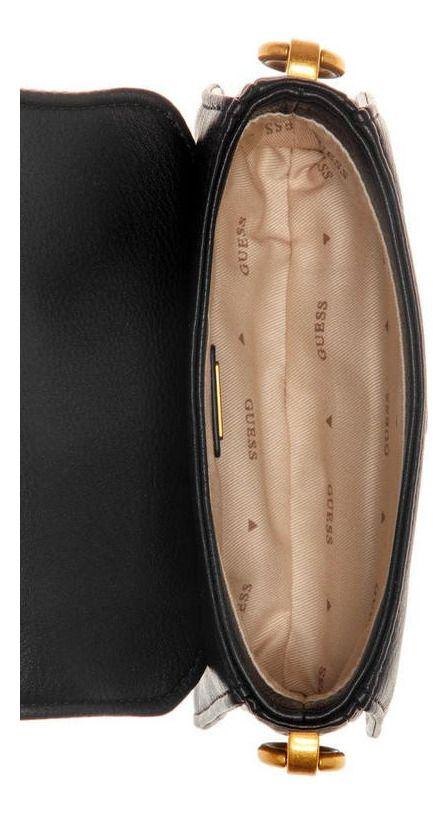 Mini Cartera Guess Mujer Arja Mini Crossbody Flap Negro-3