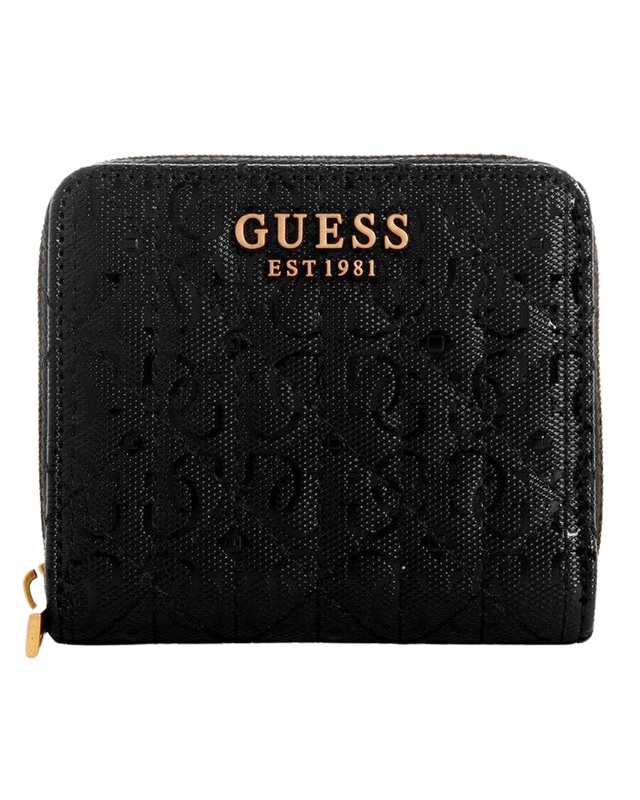 Billetera Guess Mujer Aveta Slg Small Zip Around Negro-0