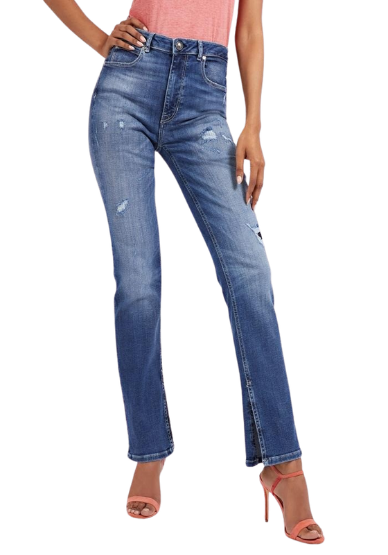 Jeans Guess Mujer Pauline Flare Azul-0