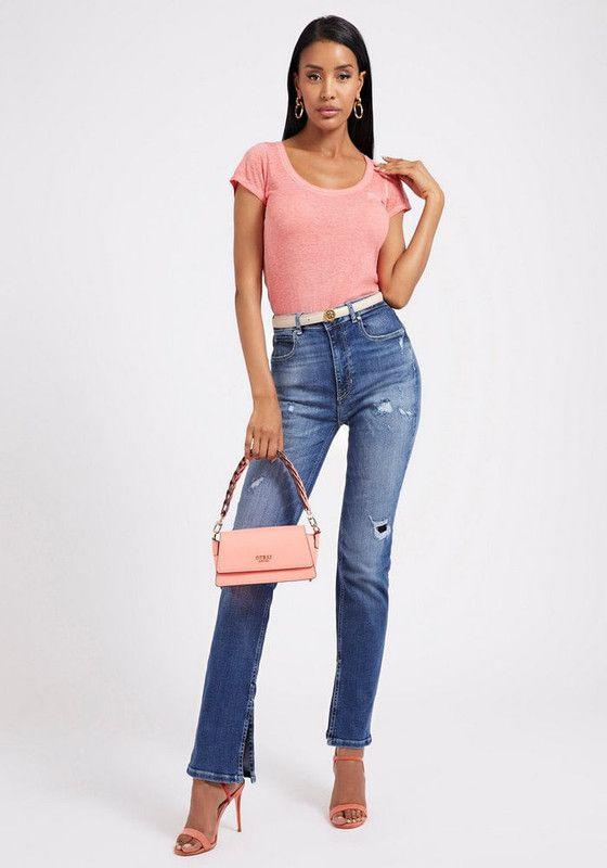 Jeans Guess Mujer Pauline Flare Azul-1