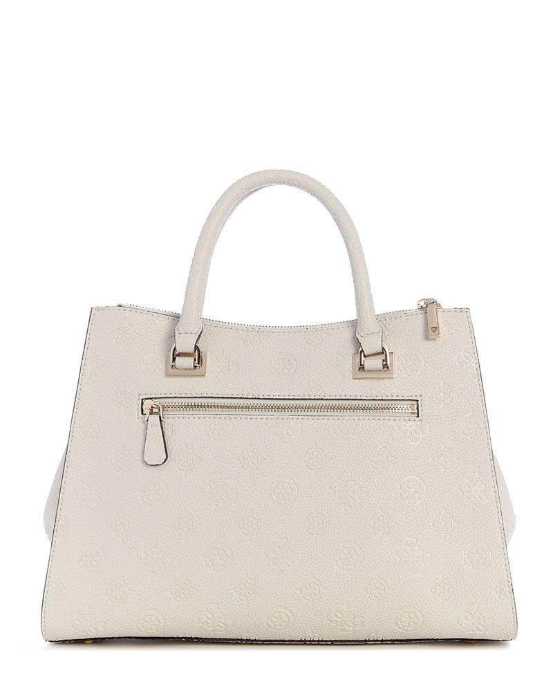 Cartera Guess Mujer Cresidia Ii Society Satchel Blanco-2