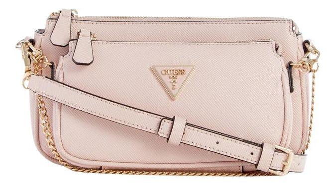 Cartera Guess Mujer Noelle Dbl Pouch Crossbody Crema.-0