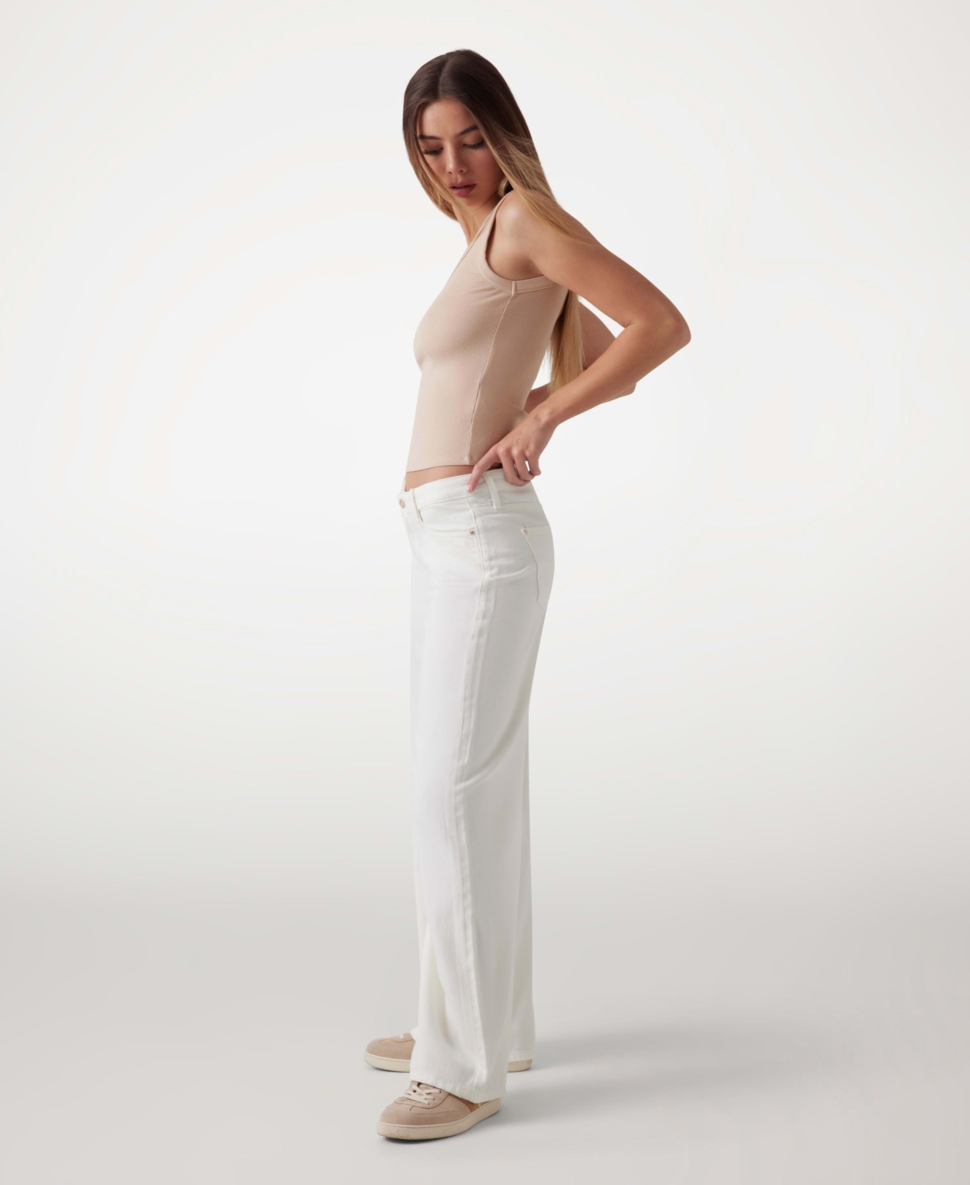 Jeans Sexy Palazzo Blanco-3