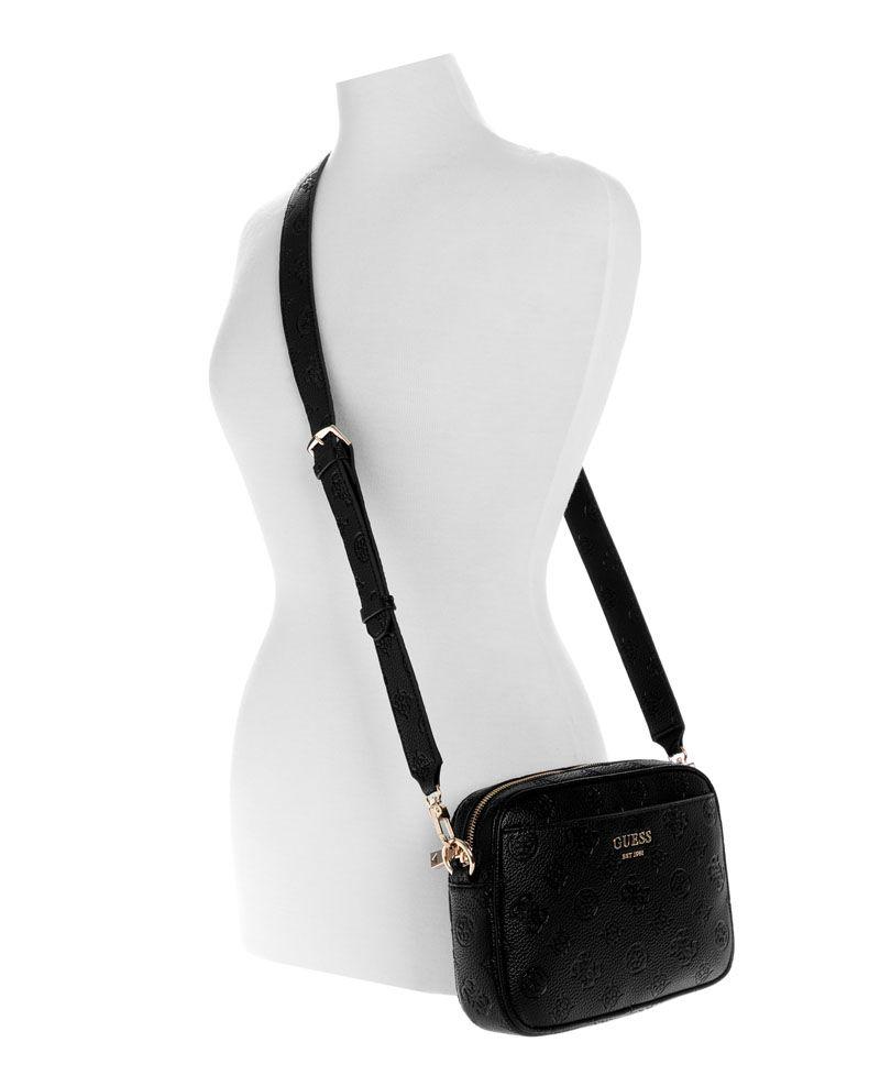 Cartera Guess Mujer Vikky Ii Camera Crossbody Negro-4