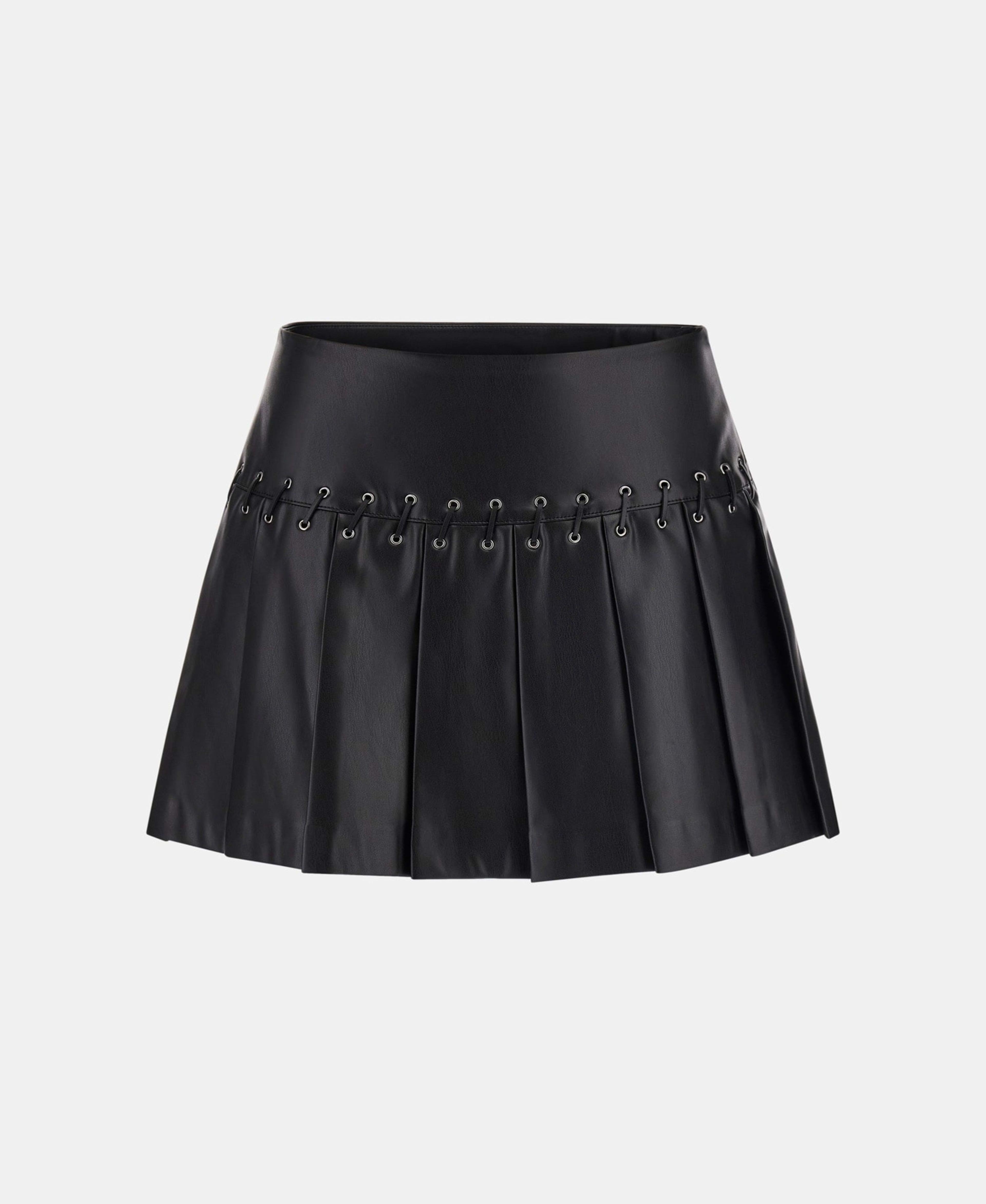 Falda Guess Mujer Kamilia Pleated Pu Skirt Surtido-7