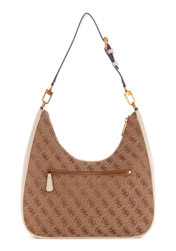 Cartera Guess Mujer Aviana Hobo Crema Crema-1