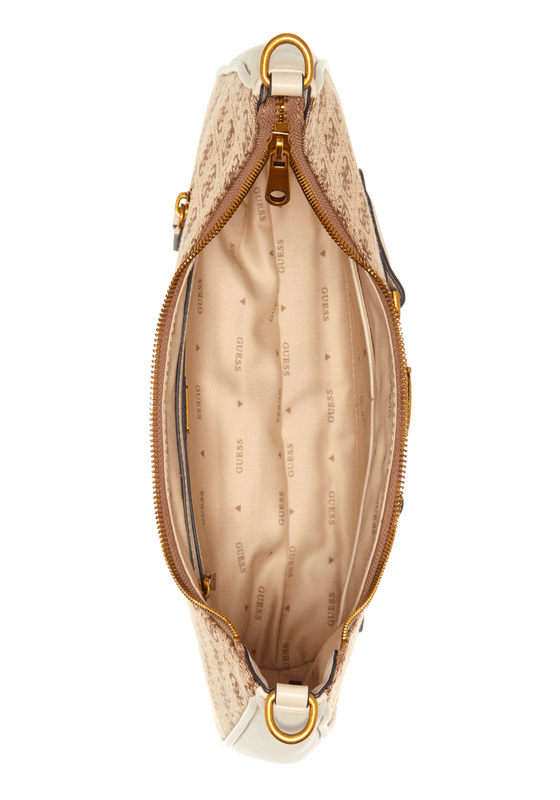 Cartera Guess Mujer Aviana Hobo Crema Crema-2