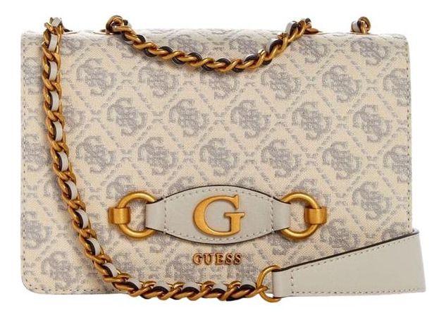 Cartera Guess Mujer Izzy Convertible Xbody Flap Crema-0