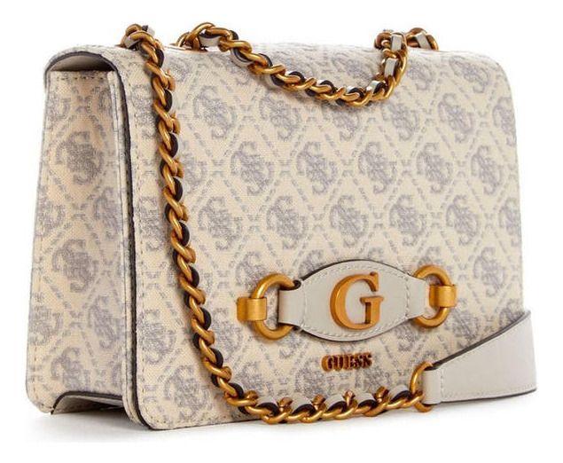 Cartera Guess Mujer Izzy Convertible Xbody Flap Crema-1