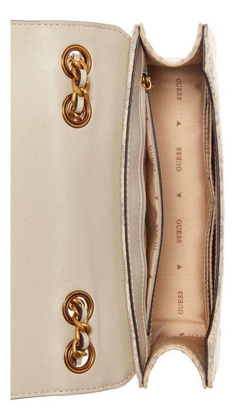 Cartera Guess Mujer Izzy Convertible Xbody Flap Crema-3