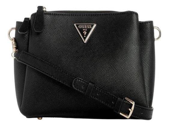 Cartera Mujer Guess Noelle Tri Comp Crossbody Negro-0